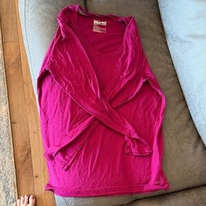 Merona Fuchsia Long Sleeve Women's Top